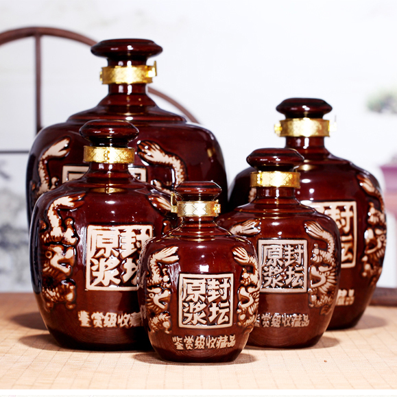 陶瓷酒瓶1斤/2斤/3斤/5斤/10斤土陶酒坛