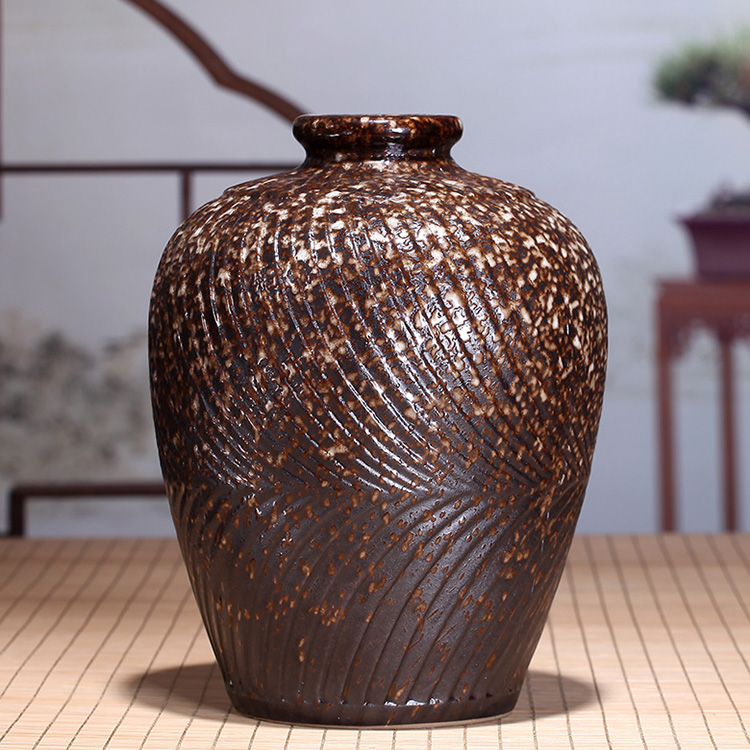 陶瓷酒瓶酒坛10斤大口酒罐酒具